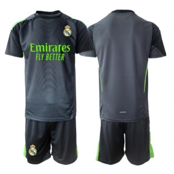 Billige Fotballdrakt Real Madrid Keeper Replika Tredjedraktsett Barn 2025-26 Kortermet (med bukser)